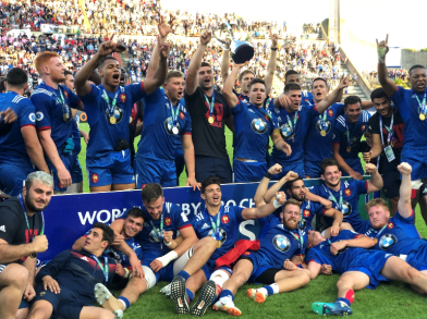 The France U20s side was crowned World Champions after their win against England U20s in Final, in Béziers, France